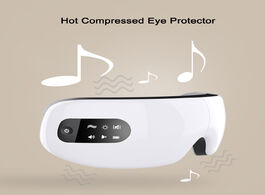 Foto van Schoonheid gezondheid bluetooth eye massager care device wrinkle fatigue relieve 4 mode electric vib