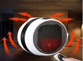 Foto van Huishoudelijke apparaten mini portable electric heater desktop heating warm air fan home office wall