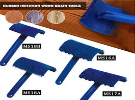 Foto van Woning en bouw imitation wood graining pattern wall texture art diy brush painting tool rubber grain