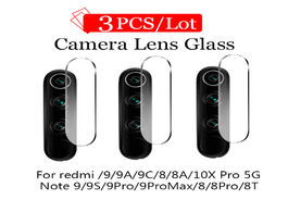 Foto van Telefoon accessoires 3pcs camera lens tempered glass for xiaomi redmi note 8t 8 9 pro max 9s screen 