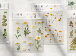 Foto van Kantoor school benodigdheden vanyi 12 designs plant natural flower sticker diary stickers aesthetic 
