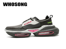Foto van Schoenen women sport sneakers female platform shoes woman gray brand ladies slip on chunky zapatos d