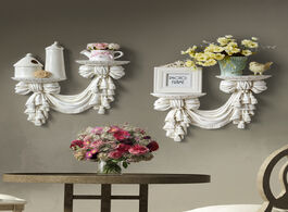 Foto van Huis inrichting decorative shelves in storage holders racks resin european style home wall decor liv