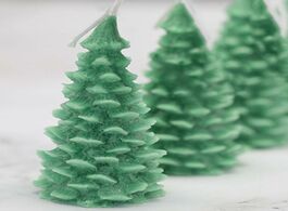 Foto van Huis inrichting three dimensional christmas tree candle silicone mold craft 3d soap handmade tool d3