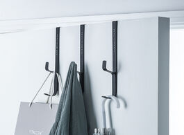 Foto van Huis inrichting 3 packs of perforated free door rear hook racks wall hanging hangers bathroom back c