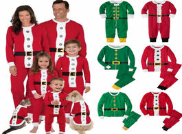 Foto van Baby peuter benodigdheden newest christmas family matching pajamas set adult kids santa claus nightw