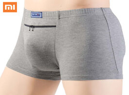 Foto van Huishoudelijke apparaten 4pcs lot xiaomi men s anti theft underwear double zip pocket panties modal 
