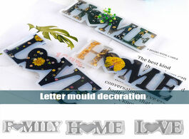 Foto van Huis inrichting large love home family letter resin casting mold silicone making epoxy mould lks99