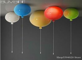 Foto van Lampen verlichting nordic balloon acrylic pendant lights home decor bedroom colour creative kids roo