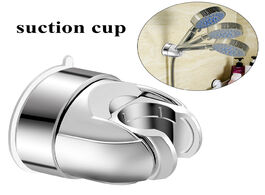 Foto van Woning en bouw suction cup shower head wall mount holder handheld sprayer bracket bathroom accessori