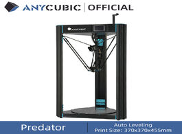 Foto van Computer anycubic predator diy 3d printer 370x370x455mm with auto leveling kit impresora printing ti