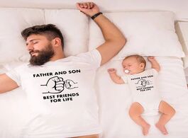 Foto van Baby peuter benodigdheden father and son best friends for life family matching look t shirt dad clot