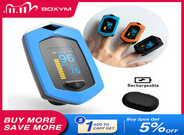 Foto van Schoonheid gezondheid boxym medical rechargeable finger pulse oximeter digital oximetro de dedo spo2