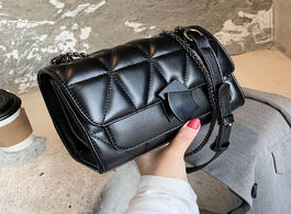 Foto van Tassen chain brand designer pu leather crossbody bags for women 2021 simple branded trending shoulde