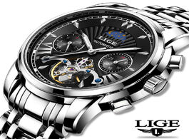 Foto van Horloge 2020 lige fashoin mens watches top brand luxury automatic mechanical tourbillon watch men st