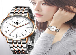 Foto van Horloge 2020 new fashion watch women lige brand ladies creative steel bracelet watches female waterp