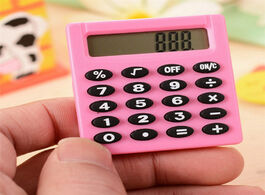 Foto van Computer boutique stationery small square calculator personalized mini candy color school office ele