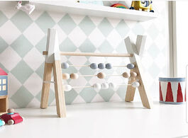 Foto van Huis inrichting personalized scandinavian decor wooden abacus toys for modern nursery inspiration ki