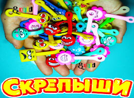 Foto van Speelgoed 100pcs skrepyshi straps cartoon skrepyshy from magnit zombyshy for children interesting sk