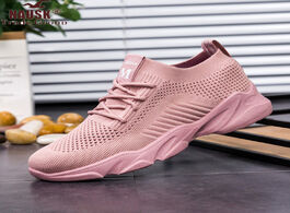 Foto van Schoenen women sneakers 2020 lady feminine breathable mesh casual shoes shoe zapatillas socks white