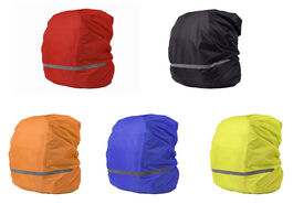Foto van Tassen waterproof reflective rain cover backpack bag outdoor camping hiking travel raincover for nig
