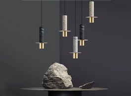 Foto van Lampen verlichting creative marble led pendant lights modern nordic bedroom bedside simple hanging l
