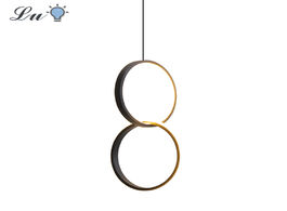 Foto van Lampen verlichting ring pendant lights bedroom parlor hanging lamp indoor lighting bedside hanglamp 