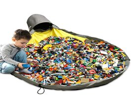 Foto van Baby peuter benodigdheden portable kids toy clean up storage bag container multifunctional toys bean