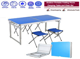 Foto van Meubels outdoor folding table chair camping aluminium alloy picnic waterproof ultra light durable de
