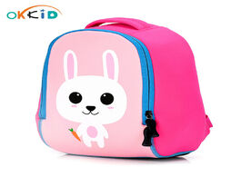 Foto van Tassen okkid baby girl kindergarten backpack cute pink rabbit children school bags for girls boys sm