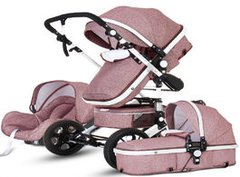 Foto van Baby peuter benodigdheden stroller 3 in 1 hot mom luxury travel pram carriage basket car seat and ca