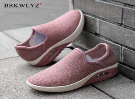 Foto van Schoenen women s vulcanize shoes fashion new mesh classic solid color soft breathable casual sneaker