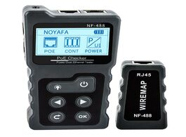 Foto van Gereedschap noyafa lcd network cable tester lan test poe checker nf 488 inline voltage current with 