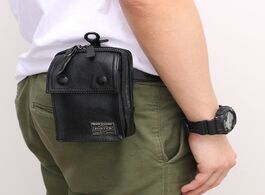 Foto van Tassen vintage waist pack men belt bag s small pockets casual travel wear mini 5.5 mobile phone wate