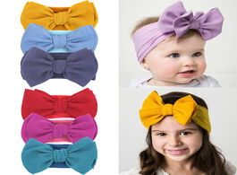 Foto van Baby peuter benodigdheden 3pcs lot girl headband for children hair accessories nylon bowknot bands i
