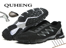 Foto van Schoenen quheng waterproof winter men boots with fur warm snow women work casual shoes sneakers inde