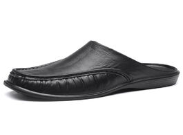 Foto van Schoenen jumpmore men loafers slip on casual walking shoes designer half slippers comfortable soft s