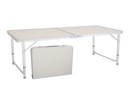 Foto van Meubels outdoor portable multipurpose folding table home use camping trip aluminum alloy adjustable 