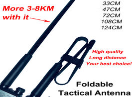Foto van Telefoon accessoires 2020 walkie talkie foldable cs tactical antenna baofeng uv 5r uv82 sma female d
