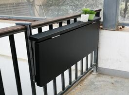 Foto van Meubels railing folding table balcony flower rack hanging space saving bar counter customized window