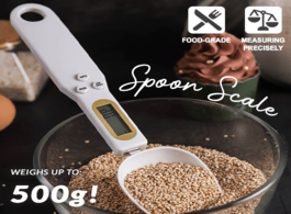 Foto van Huis inrichting kitchen digital spoon scale measuring tools