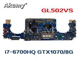 Foto van Computer laptop motherboard for asus rog gl502vs gl502vsk mainboard testedi7 6700hq n17e g2 a1 sr2fq