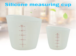 Foto van Huis inrichting 250 500ml silicone measuring cup precision graduated jug pour spout baking cooking t