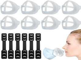 Foto van Beveiliging en bescherming 8pcs washable 3d mask bracket inner support fram 6pcs reusable protective