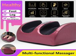 Foto van Schoonheid gezondheid foot massage machine electric shiatsu massager heating therapy roller for reli