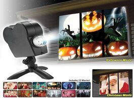 Foto van Lampen verlichting halloween laser projector family outdoor holiday party projection lamp mini windo