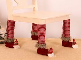 Foto van Meubels 1 pcs chair table foot covers christmas decor for home ornament 2020 xmas party new year gif