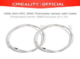 Foto van Computer creality 3d printer parts 2pcs lot 5v 100k ohm ntc 3950 extruder thermistor with cable for