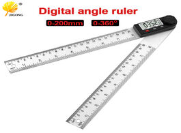 Foto van Gereedschap digital protractor angle ruler 200mm 8inch finder meter stainless steel 360 degree incli