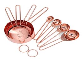 Foto van Huis inrichting 8pcs stainless steel measuring cup kitchen spoon for baking tea coffee kichen access